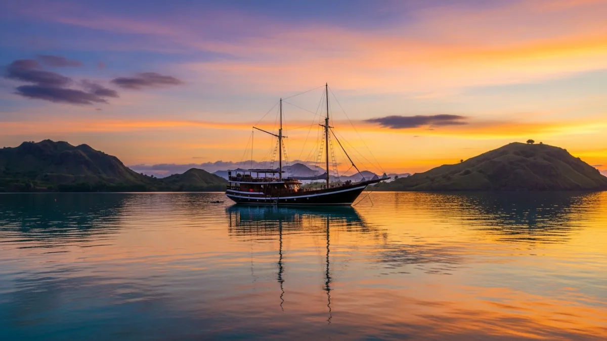 Komodo island sailing tour 3 days 2 nights phinisi boat