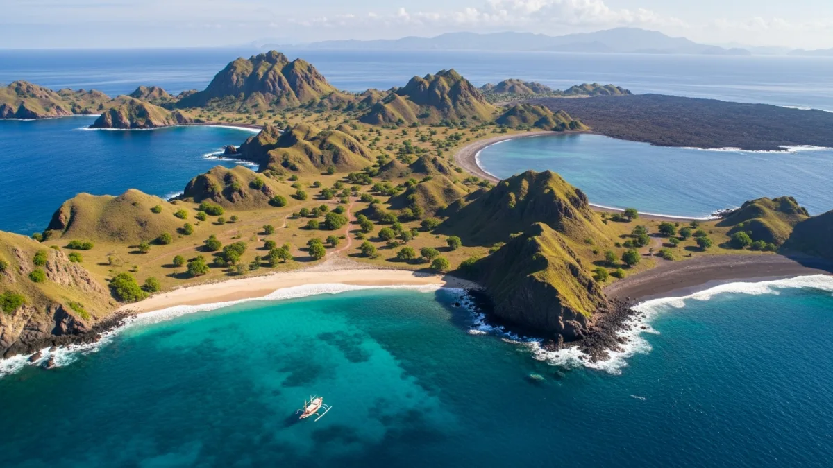 Komodo island hopping tour Padar Pink Beach Komodo Rinca
